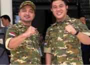 Ketua DPRD Tebo Khalis Mustiko foto bersama Ketua DPRD Sijunjung saat mengikuti KPPD. (Istimewa )