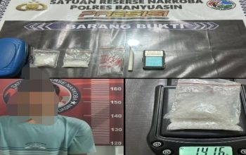 Polres Banyuasin Bekuk Bandar Sabu Kategori Berat di Rimba Asam Betung, Operasi Dini Hari Amankan 14 Gram Narkotika