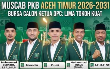 PKB Aceh Timur Gelar Muscab Tahun 2026, Ini Nama-nama Calon Ketua DPC 2026-2031