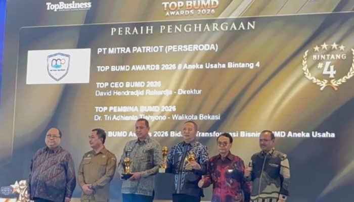 Boyong Tiga Penghargaan di TOP BUMD Awards 2026, Bukti Komitmen PTMP