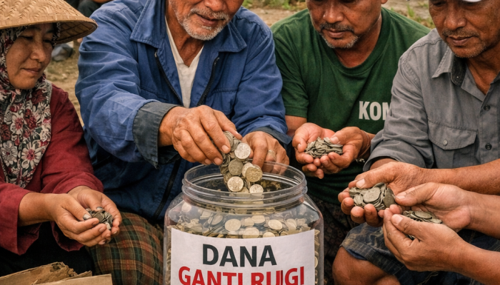 Aksi Tak Terduga di Indramayu: Koin Demi Koin untuk Ganti Rugi Fasum