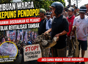 Ribuan Warga Pesisir Demo di Pendopo Indramayu, Serahkan Biawak dan Petisi Tolak Revitalisasi Tambak