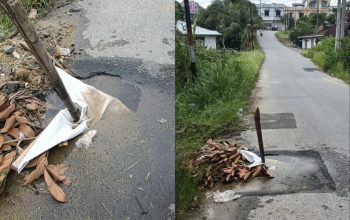 Pengendara Resah Box colver jebol Belum ada Tanda Perbaikan ada apa?