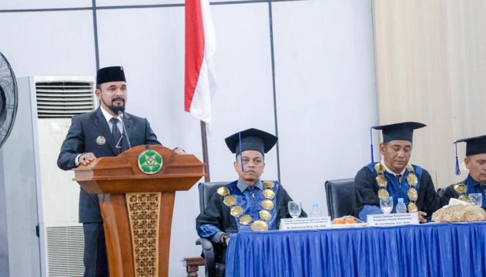Bupati Al- Farlaky Bicara Soal Karakter Dan Mental Tangguh Dalam Orasi Ilmiah Di UNSAM
