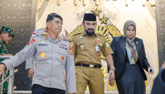 Bupati Al-Farlaky Sambut Kunjungan Kerja Kapolda Aceh