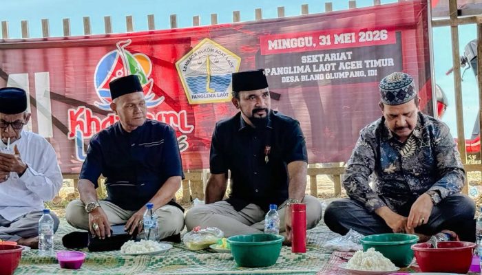 Hadiri Khanduri Laot dan Santunan Anak Yatim, Bupati Al-Farlaky Ajak Sinergi Bangun Aceh Timur