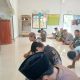 Membaur Bersama Warga, Anggota Satgas TMMD Sholat Jumat di Masjid Rukullah 