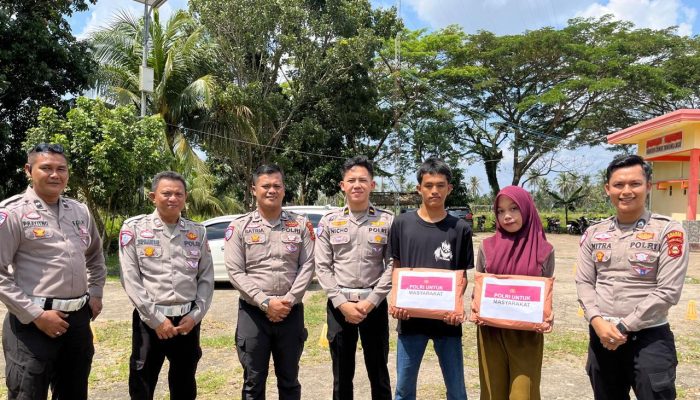 Polres Banyuasin Produktif Sosialisasi Safety Driving di Tanjung Lago, Ajak Masyarakat Tertib Berlalu Lintas