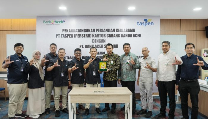 Bank Aceh Syariah dan PT Taspen (Persero) Perkuat Sinergi Layanan Pembayaran Pensiun*