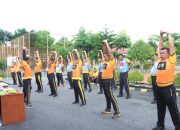 Sebagai Bahan Pertimbangan Karir Personel, Polres Aceh Utara Laksanakan Tes Kesamaptaan Jasmani