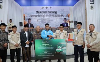 Bank Aceh Serahkan Buggy Car untuk Permudah Mobilisasi Jamaah di Asrama Haji Embarkasi Aceh