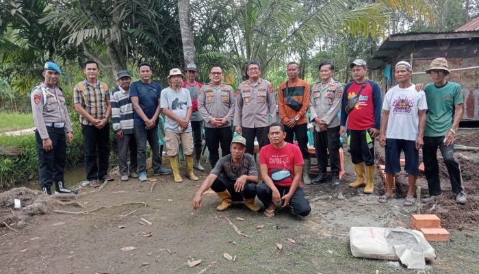 bedah rumah program Kapolda Sumsel di wilayah hukum Polsek Banyuasin I