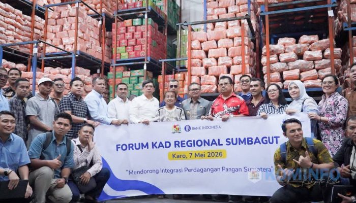 Pemkab Karo Terima Kunjungan Bank Indonesia dan Pedagang Besar Sumbagut Perkuat Kerja Sama Hortikultura