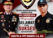 PW- FRN Counter Polri Cirebon Raya Ucapkan Selamat dan Sukses kepada Kapolda Jabar yang Baru ‎