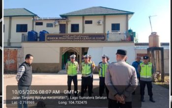 Polsek Tanjung Lago Amankan Tabligh Akbar & Wisuda Tahfidz Ponpes Darul Qur’an Al Hanif