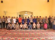 Kapolres Banyuasin Gelar Jumat Curhat dan Jumat Berkah di Masjid Darul Falah, Desa Sungai Pinang