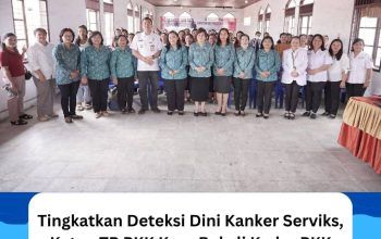 Ketua TP PKK Karo Bekali Kader PKK Kabanjahe Pelatihan IVA Test