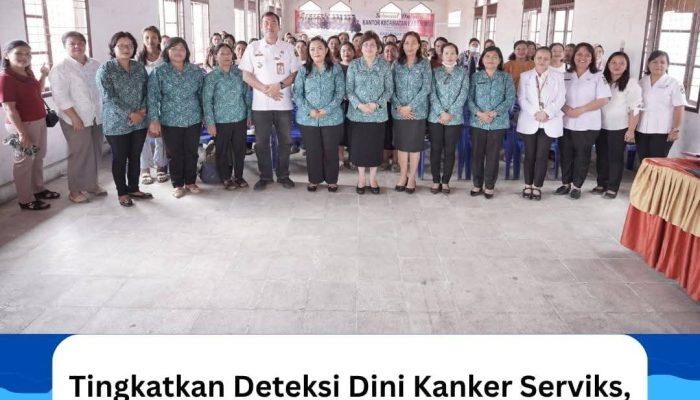 Ketua TP PKK Karo Bekali Kader PKK Kabanjahe Pelatihan IVA Test