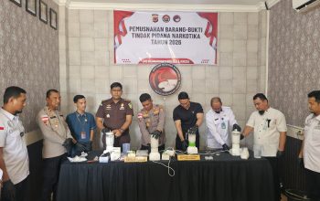 Polres Langsa Musnahkan 2,5 Kg Sabu, Lebih 20 Ribu Jiwa Berhasil Diselamatkan