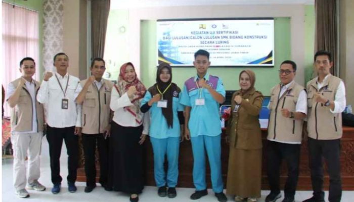 Kolaborasi Strategis: BJKW IV Jatim dan SMKN Kudu Sukses Gelar Sertifikasi Profesi Konstruksi, Cetak Tenaga Kerja Berkualitas