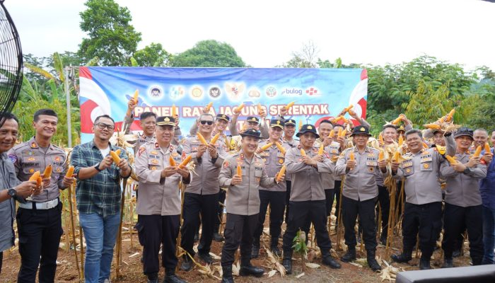 Panen Raya Serentak di Purwakarta, Polres Purwakarta Polda Jabar Perkuat Komitmen Ketahanan Pangan Nasional