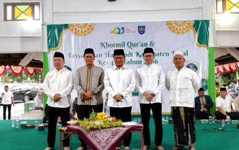 Khotmil Qur’an dan Tasyakuran HUT ke-425 Kabupaten Tegal di Rumdin, Bupati Ischak: “Mari Wujudkan Tegal Luwih Apik