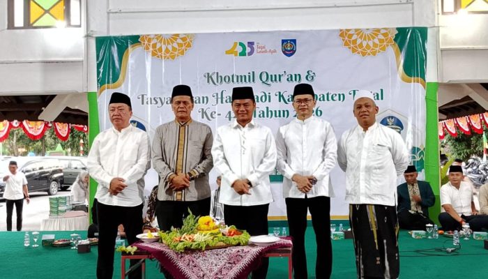 Khotmil Qur’an dan Tasyakuran HUT ke-425 Kabupaten Tegal di Rumdin, Bupati Ischak: “Mari Wujudkan Tegal Luwih Apik