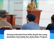 Bupati Karo yang diwakilkan oleh Sekda Karo Buka Rakor Program Makan Bergizi Gratis