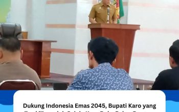 Bupati Karo yang diwakilkan oleh Sekda Karo Buka Rakor Program Makan Bergizi Gratis