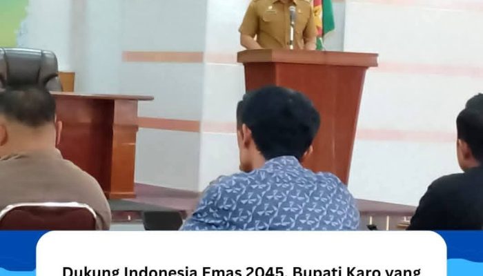 Bupati Karo yang diwakilkan oleh Sekda Karo Buka Rakor Program Makan Bergizi Gratis