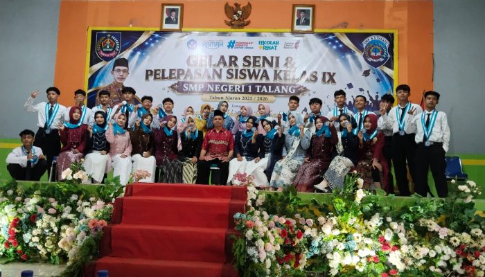 SMPN 1 Talang Gelar Seni & Pelepasan Siswa Kelas IX Angkatan 2025/2026