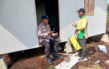 Dukung Swasembada Pangan Presiden RI, Polsek Bengkalis Intensifkan Perawatan Lahan Jagung Pipil di Desa Ketam Putih Kec.Bengkalis 