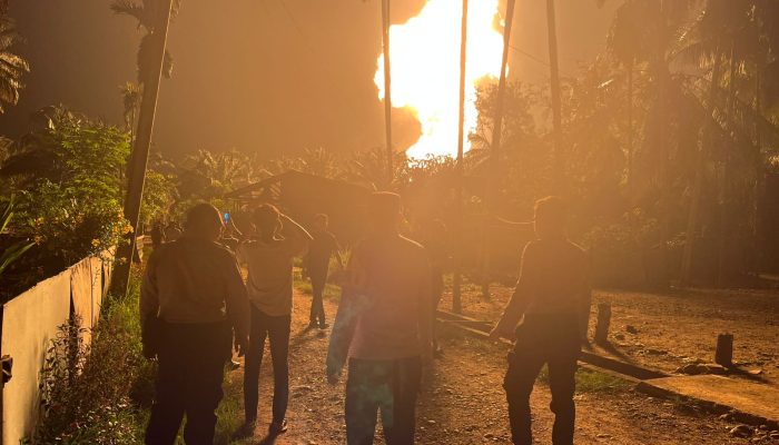 Pengeboran Sumur di Aceh Utara Semburkan Api