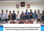 Bupati Karo Terima Kunjungan Tim Verifikasi Sekolah Nasional Terintegrasi, Dorong Peningkatan Mutu Pendidikan