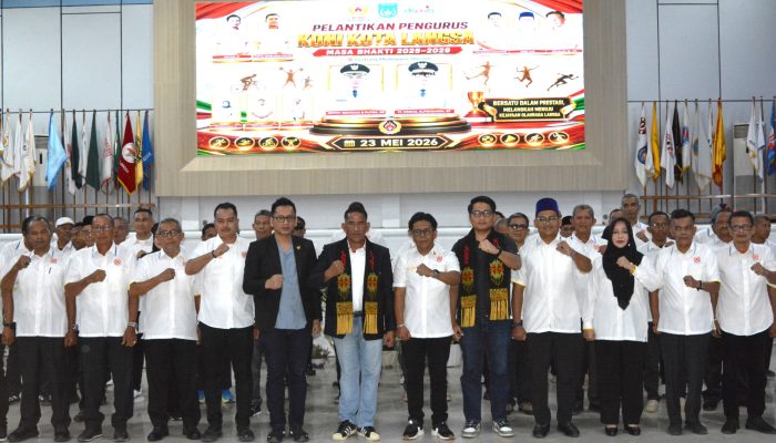 KONI Kota Langsa Resmi Dilantik, Siap Bangkitkan Prestasi Olahraga