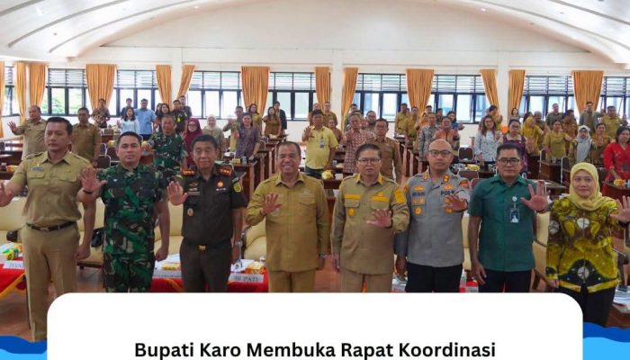 Bupati Karo Membuka Rapat Koordinasi Gugus Tugas Reforma Agraria Tahun 2026