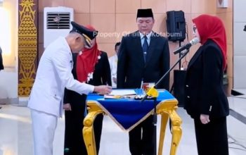 Sebanyak 53 Pejabat Administrator dan 164 Pejabat Pengawas Pemerintah Kabupaten Lampung Utara Dilantik