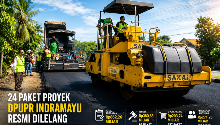 24 Paket Proyek DPUPR Indramayu Resmi Dilelang, AKSDAI: Semua Kontraktor Punya Peluang