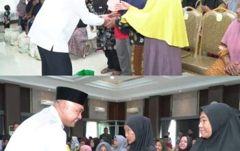 Bupati Tebo Serahkan Bantuan Sembako dari LAM Jambi Provinsi Jambi