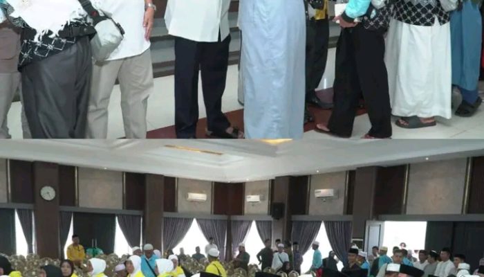 Bupati Tebo Sambut Kepulangan Jamaah Haji Kloter 22 Tahun 1448 H