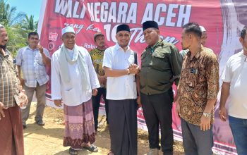 Gema Do’a Dan Santunan Anak Yatim Mengiringi Haul Wali Negara Aceh Yang Ke 16 Tahun,