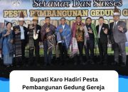 Bupati Karo Antonius Ginting Hadiri Pesta Pembangunan Gedung Gereja GKPS Syaloom Kabanjahe