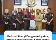 Perkuat Sinergi Dengan Adhyaksa, Bupati Karo Sambangi Kejati Sumut