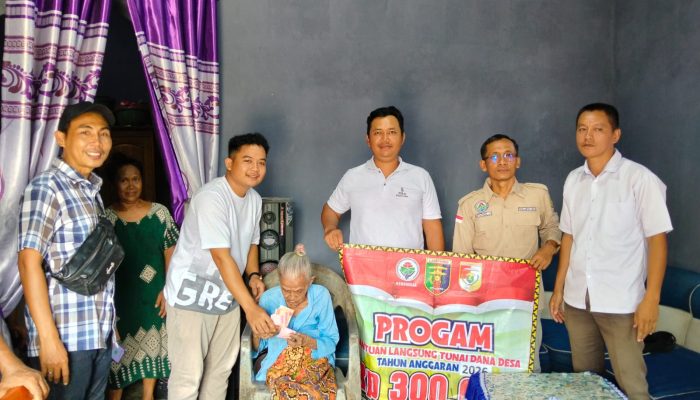 Pemerintah Tiyuh Sumber Rejo Salurkan BLT Dana Desa Tahun 2026