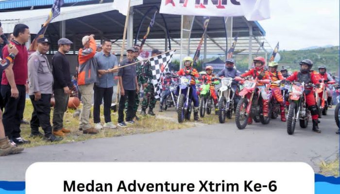 Sekda Karo Lepas Peserta Medan Adventure Xtrim Ke-6 Digelar di Siosar