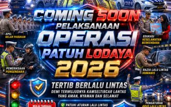 Siap-siap, Operasi Patuh Lodaya 2026 Akan Sasar 11 Pelanggaran Prioritas