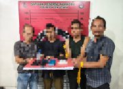 Empat Pria Beserta BB Sabu 64 Gram di Amankan Aparat Kepolisian
