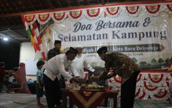 Perdana Kegiatan Sedekah Bumi dikemas Doa Bersama & Selamatan Kampung