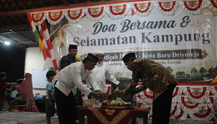 Perdana Kegiatan Sedekah Bumi dikemas Doa Bersama & Selamatan Kampung