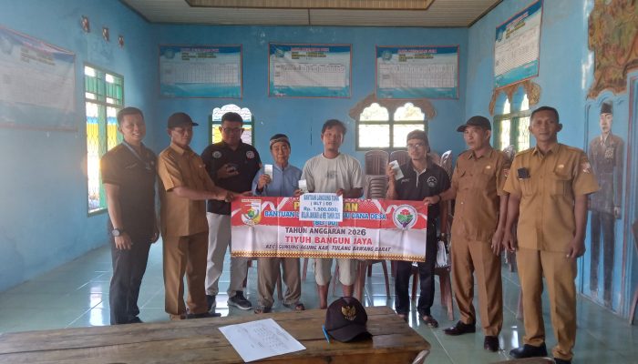 Pemerintah Tiyuh Bangun Jaya Salurkan BLT Dana Desa Tahun 2026